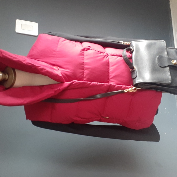 Lauren ralph Lauren burgundy women's puffer vest size large - Picture 11 of 15